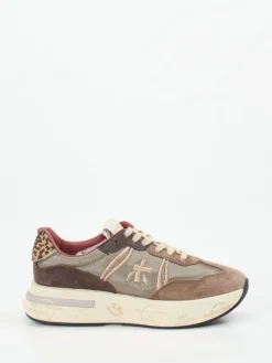 – Chunky Sneaker aus Veloursleder taupe*Premiata New