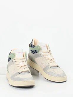 – Mid-Top Sneaker aus Veloursleder creme*Premiata Sale