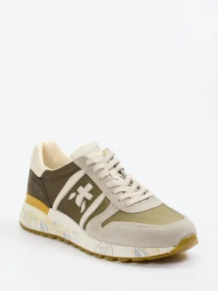 Herren Premiata – Retro-Sneaker aus Veloursleder und Nylon