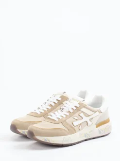 – Retro-Sneaker aus Veloursleder in Beige*Premiata Sale