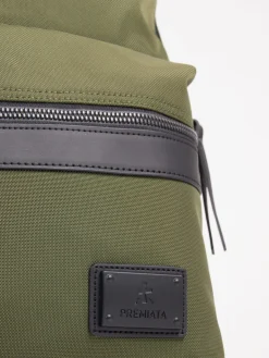 Damen Premiata – Rucksack aus Nylon in Oliv
