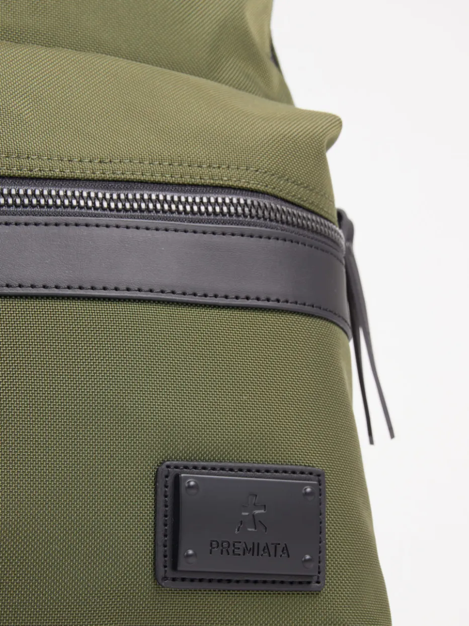 Damen Premiata – Rucksack aus Nylon in Oliv
