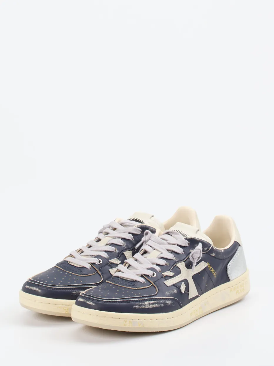 – Sneaker aus Kalbleder mit Metallic-Details*Premiata New