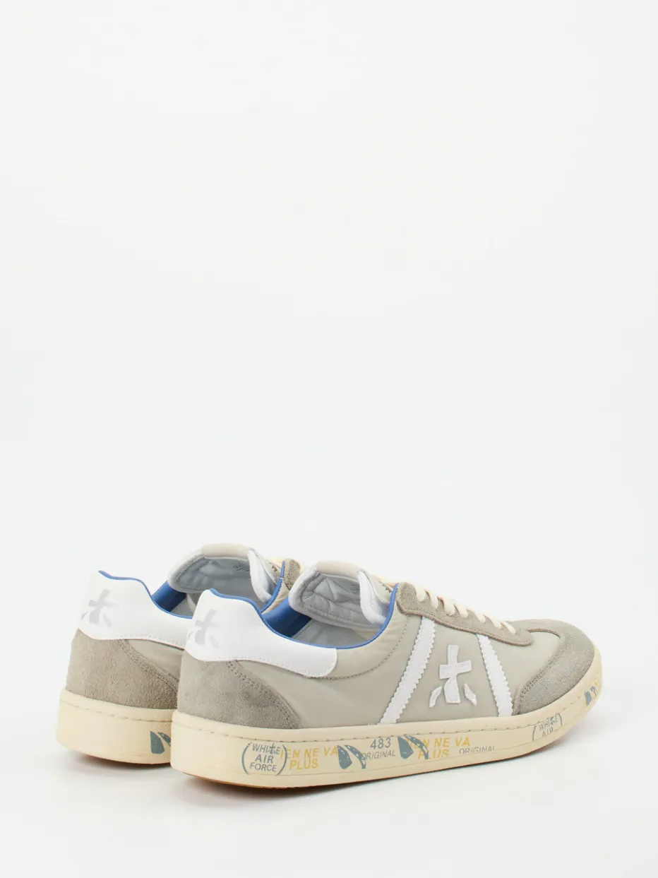 Herren Premiata – Sneaker aus Veloursleder und Nylon