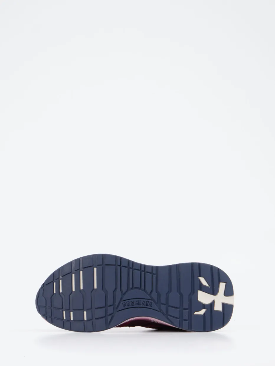 – Sneaker aus Veloursleder in Burgunder*Premiata Online