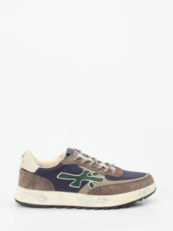 Herren Premiata – Sneaker aus Veloursleder Dunkelviolett