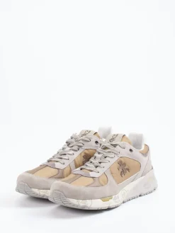 Herren Premiata – Sneaker aus Veloursleder und Textil