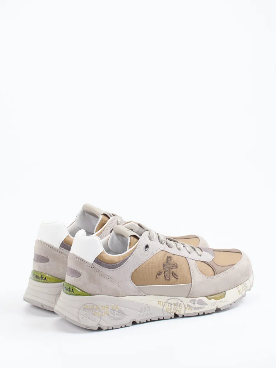 Herren Premiata – Sneaker aus Veloursleder und Textil