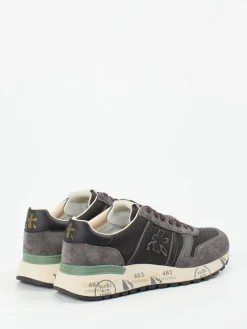 Herren Premiata – Sneaker aus Veloursleder in Anthrazit