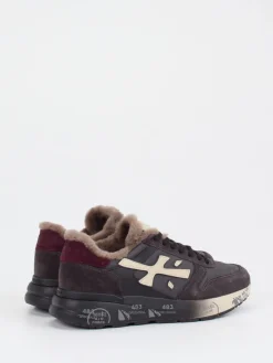 – Sneaker aus Velour/Textil Dunkel*Premiata Sale