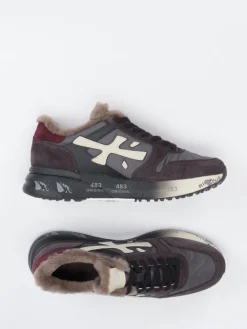 – Sneaker aus Velour/Textil Dunkel*Premiata Sale