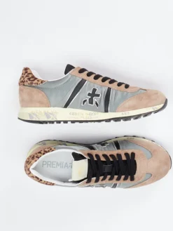 – Sneaker aus Veloursleder mit Leomuster*Premiata Online