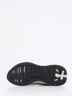 Damen Premiata – Sneaker aus Veloursleder mit Metallic-Details