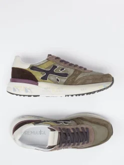 – Sneaker aus Veloursleder und Textil oliv*Premiata Online