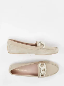 Damen Pretty Ballerinas – Loafer aus Veloursleder
