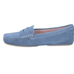 Damen Pretty Ballerinas – Loafer aus Veloursleder jeans