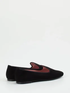 Damen Pretty Ballerinas – Loafer aus Veloursleder
