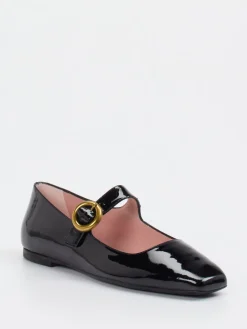 Damen Pretty Ballerinas – Mary Janes aus Lackleder