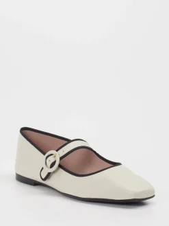 – Mary Jane Flats aus Glattleder Creme*Pretty Ballerinas Hot
