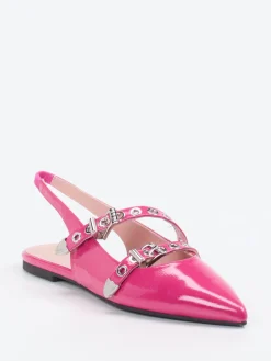 Damen Pretty Ballerinas – Slingback-Ballerinas aus Lackleder