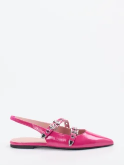 Damen Pretty Ballerinas – Slingback-Ballerinas aus Lackleder