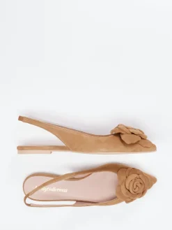 – Slingback-Ballerinas aus Veloursleder*Pretty Ballerinas Online