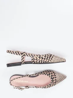 – Slingback-Ballerinas aus Lammleder Geflecht*Pretty Ballerinas Discount