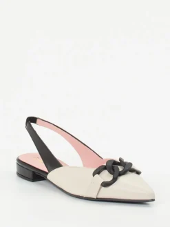 Damen Pretty Ballerinas – Slingback-Ballerinas aus Lammleder Creme