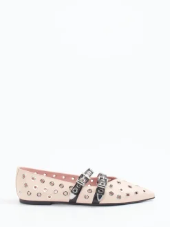 – Spitzballerinas aus Kalbleder creme*Pretty Ballerinas Outlet