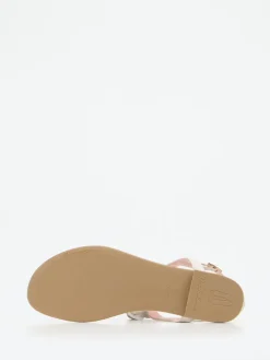 – Zehentrenner aus Lammleder Cremeweiß*Pretty Ballerinas New