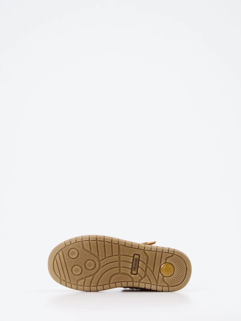 – Mid-Top Sneaker aus Nubukleder honiggelb*Primigi Hot