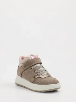 – Mid-Top Sneaker aus Veloursleder Taupe*Primigi