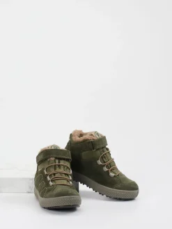 – Stiefeletten aus Veloursleder oliv*Primigi