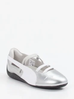 – Ballerinas aus Leder in Metallic-*Puma Online