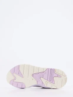 Damen Puma – Chunky Sneaker aus Veloursleder creme