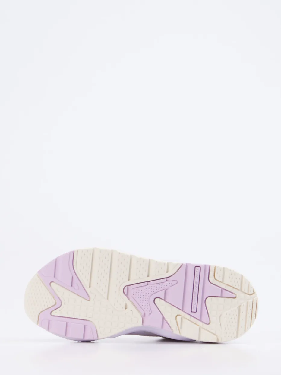 Damen Puma – Chunky Sneaker aus Veloursleder creme