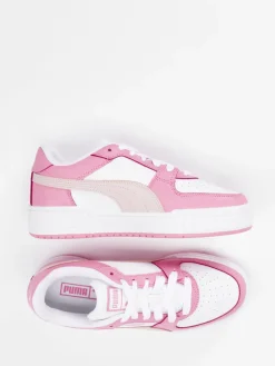 Damen Puma – Low-Top Sneaker aus Synthetikleder Rosa