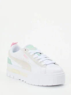 – Plateau-Sneaker aus Leder in Pastell*Puma Clearance