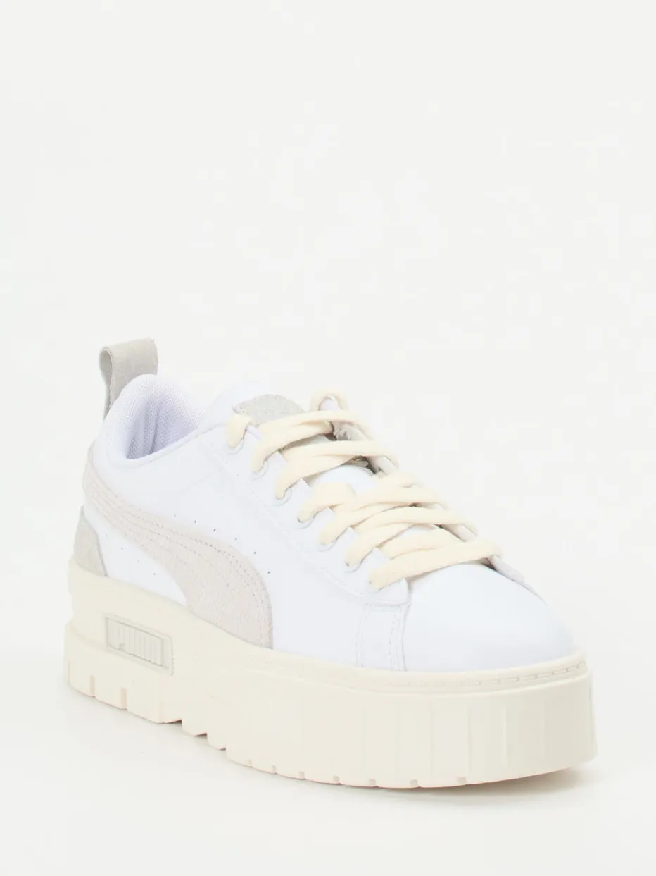 – Platform Sneaker aus Leder Offwhite*Puma Clearance