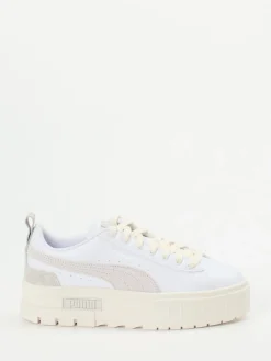 – Platform Sneaker aus Leder Offwhite*Puma Clearance