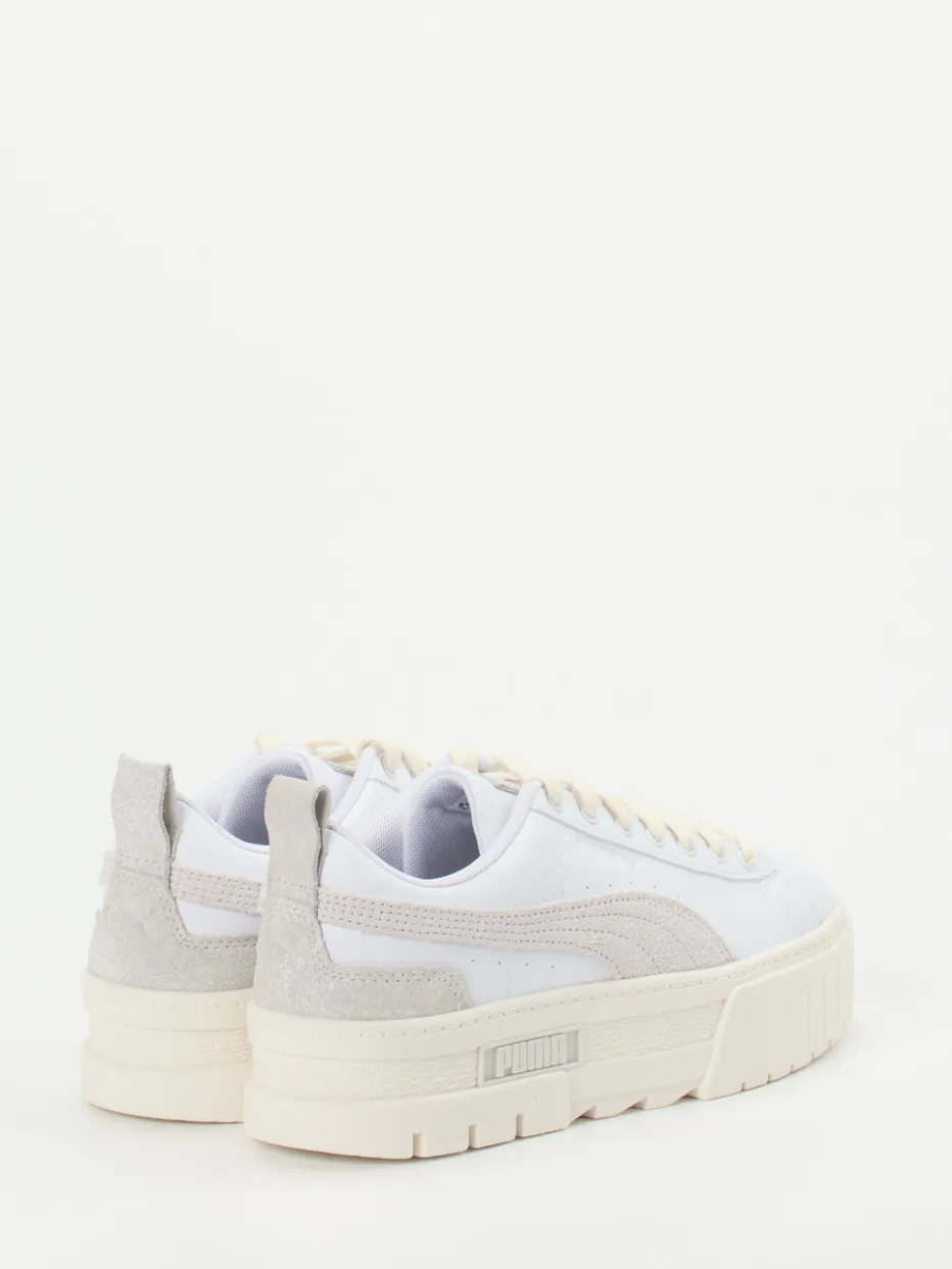 – Platform Sneaker aus Leder Offwhite*Puma Clearance