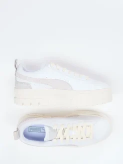 – Platform Sneaker aus Leder Offwhite*Puma Clearance