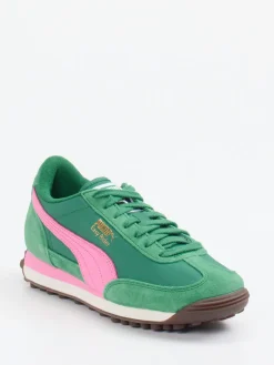 Damen Puma – Retro-Sneaker aus Textil und Veloursleder