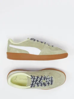 Damen Puma – Retro-Sneaker aus Veloursleder salbei