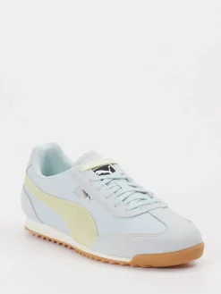 Damen Puma – Retro-Sneaker aus Veloursleder in Pastell