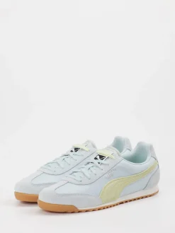 Damen Puma – Retro-Sneaker aus Veloursleder in Pastell