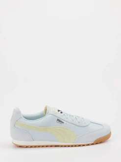 Damen Puma – Retro-Sneaker aus Veloursleder in Pastell
