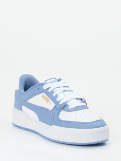 Damen Puma – Sneaker aus Leder in Hellblau-