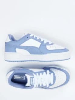 Damen Puma – Sneaker aus Leder in Hellblau-