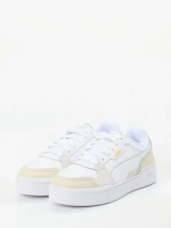 Damen Puma – Sneaker aus Leder mit Pastellakzenten
